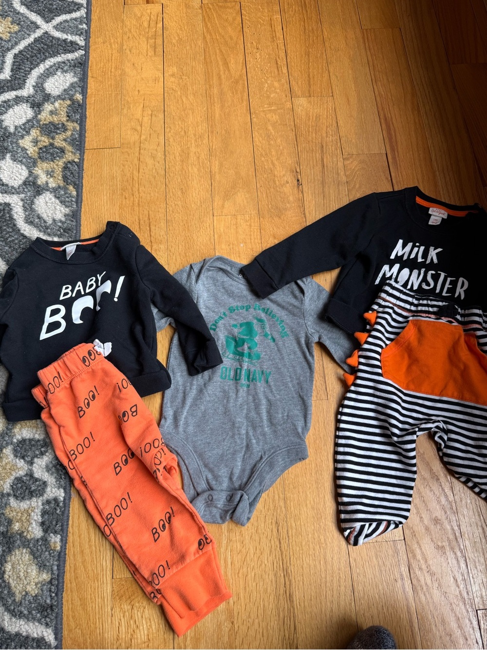 Old navy Christmas & Cat & Jack Halloween Baby Outfit Set Bundle